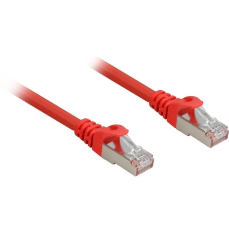 Cavo di rete sharkoon rj45 a rj45 0.50m rosso [4044951018659]