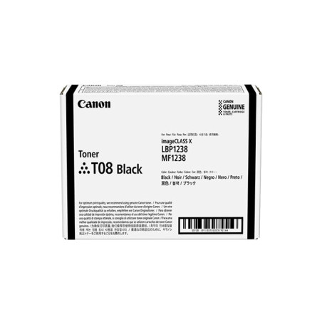 Toner originale canon t08 nero [3010c006]