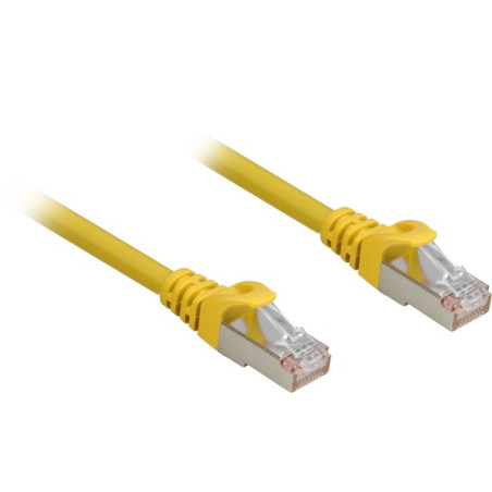 Cavo di rete sharkoon rj45 a rj45 0.25m giallo [4044951018482]
