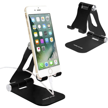 Supporto smartphone da tavolo cellularline nero