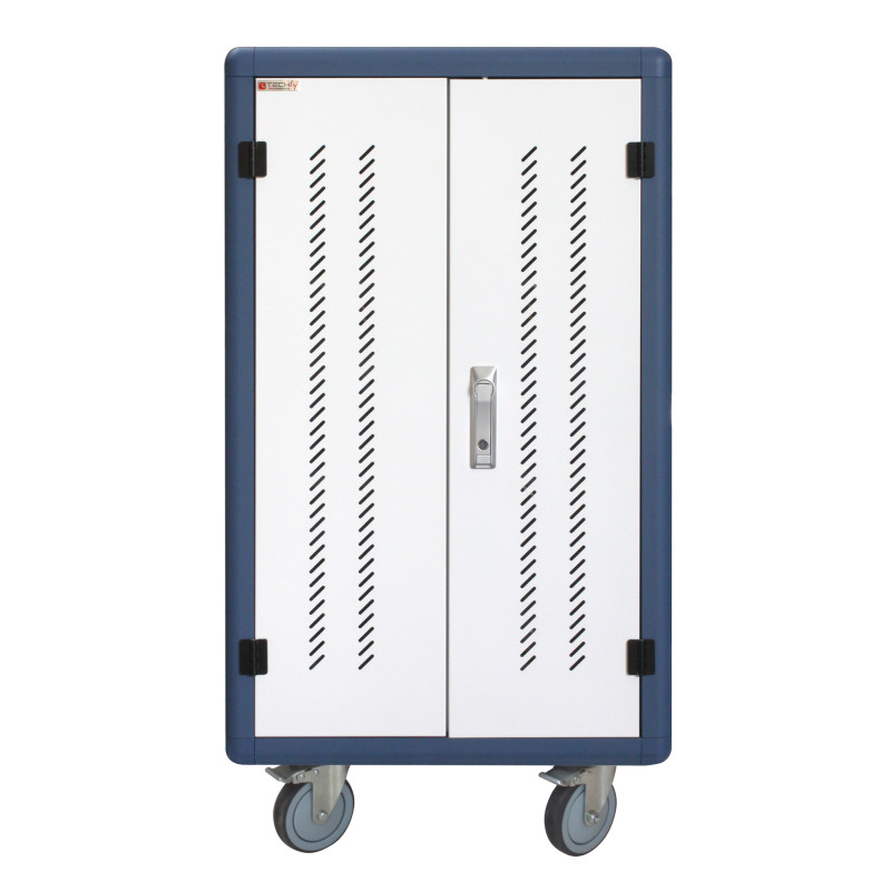 Carrello stazione di ricarica techly ventilato 30 notebook tablet