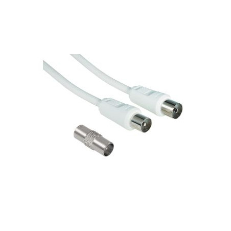 Cavo antenna hama con adattatore 75db