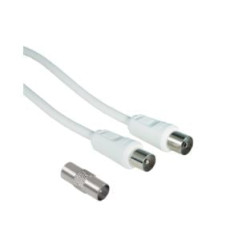 Cavo antenna hama con adattatore 75 db 10m