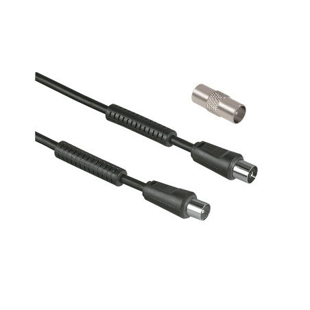 Cavo antenna hama con adattatore 85db 3m
