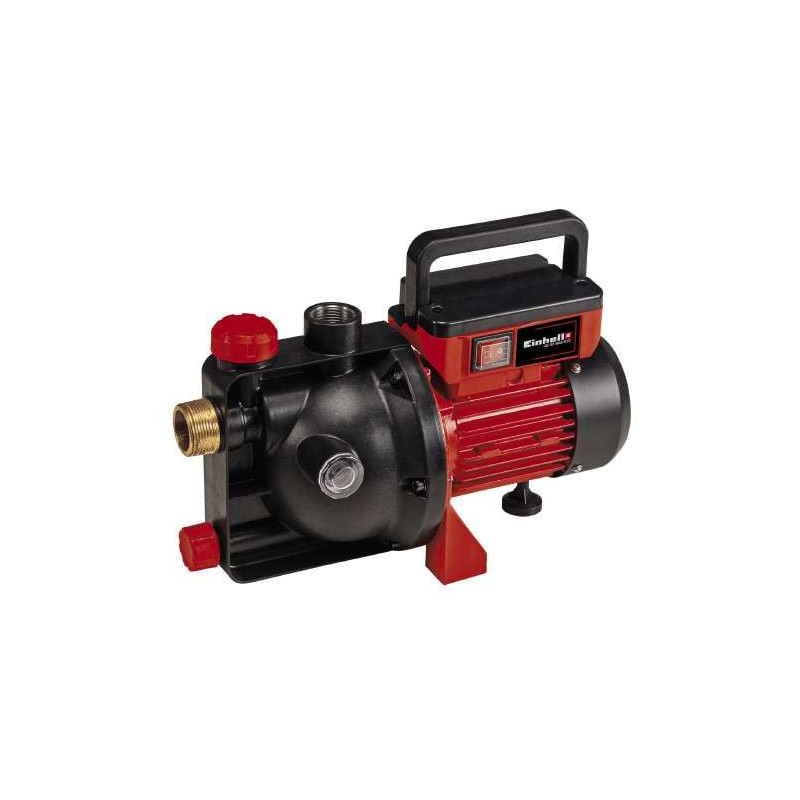 Pompa da giardino einhell gc-gp 6040 eco a batteria nero rosso