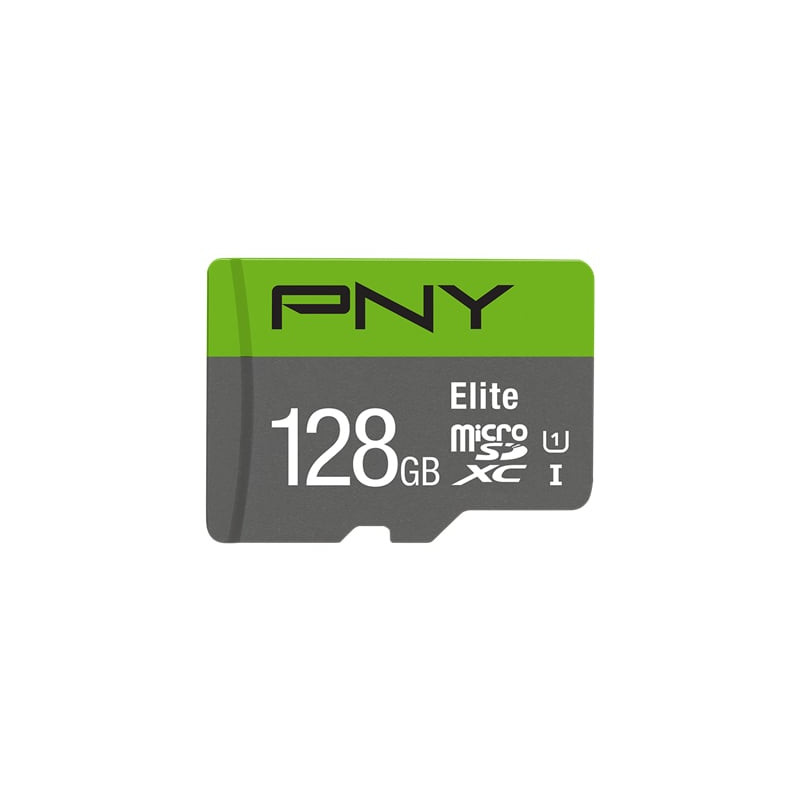 128gb scheda microsdxc pny elite verde/grigio [p-sdu128v11100el-ge]