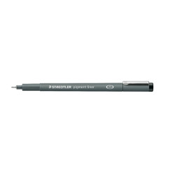 Pennarello pigment liner nero 0.4mm staedtler [308049]