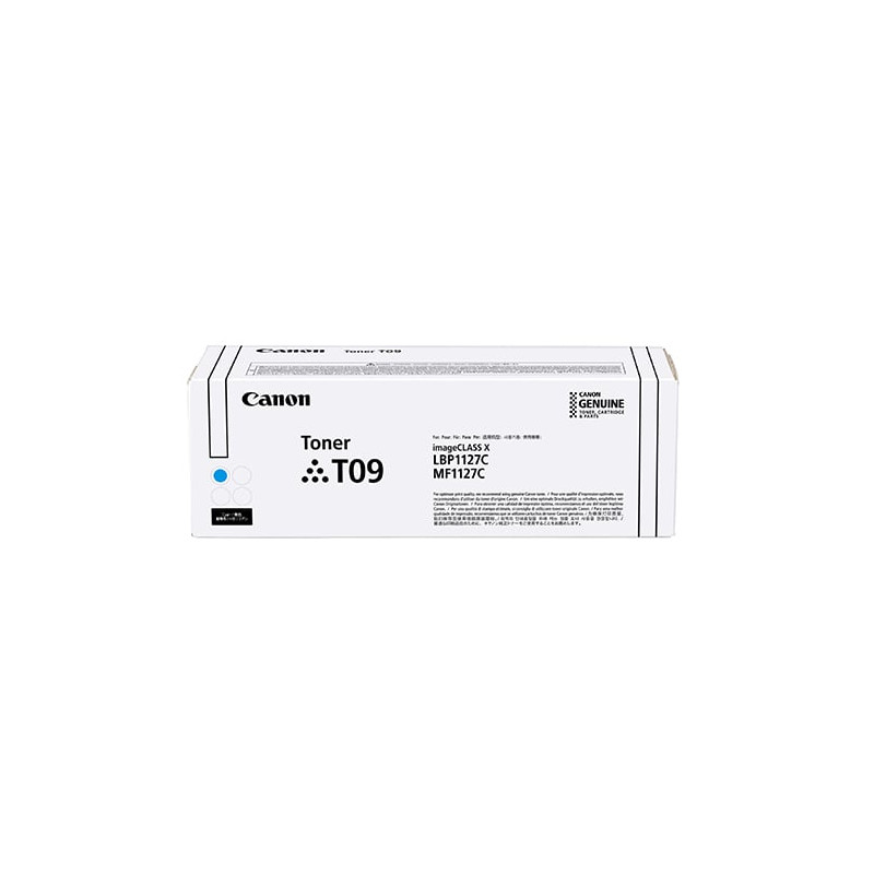 Toner originale canon t09 5900 pagine ciano [3019c006]