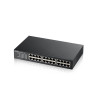 Switch zyxel 24 porte senza ventole 48 gbit/s nero [gs1100-24e-eu0103f]