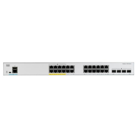 Switch cisco catalyst 24 porte 128gbit/s 800mhz grigio [c1000-24t-4x-l]