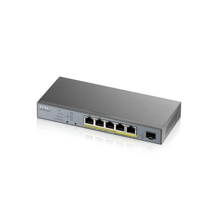 Switch zyxel 5 porte 12gbit/s 60w [gs1350-6hp-eu0101f]