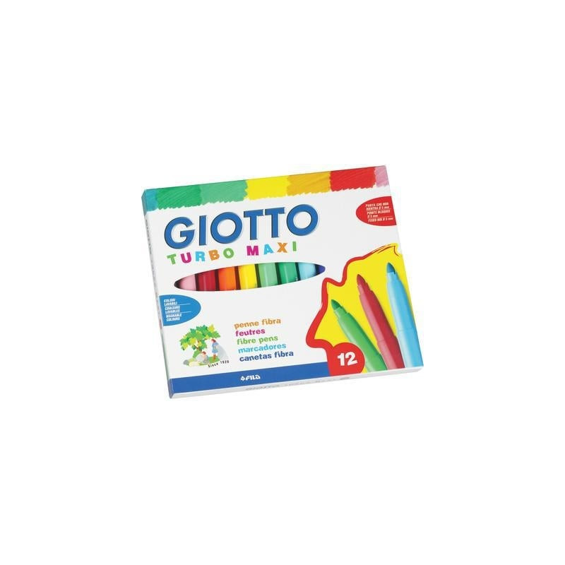 Astuccio 12 pennarelli turbomaxi giotto [454000]