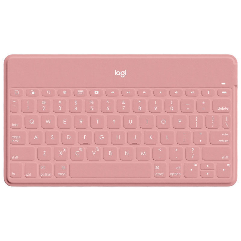 Tastiera logitech keys-to-go wireless rosa blush [920-010041]