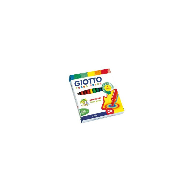 Astuccio 24 pennarelli turbocolor giotto [417000]