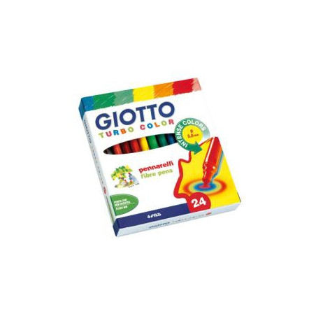Astuccio 24 pennarelli turbocolor giotto [417000]