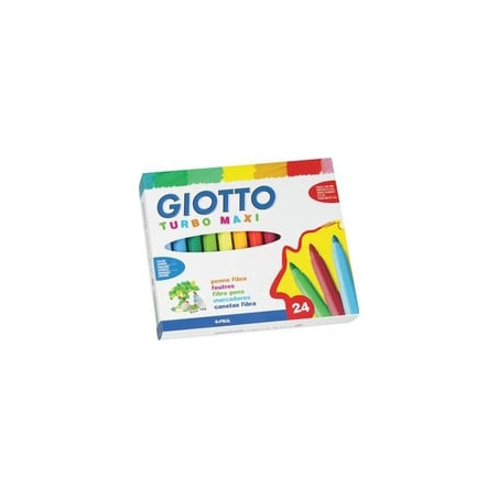 Astuccio 24 pennarelli turbomaxi giotto [455000]