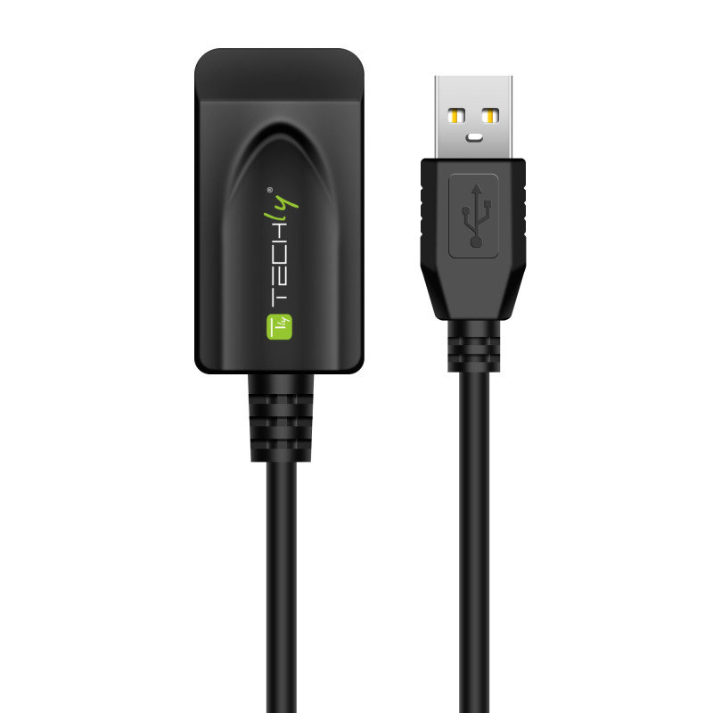 Cavo prolunga techly attivo usb hi speed 5m nero