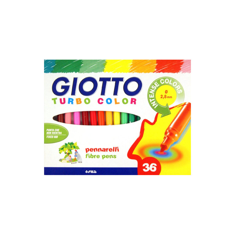 Astuccio 36 pennarelli turbocolor giotto [418000]