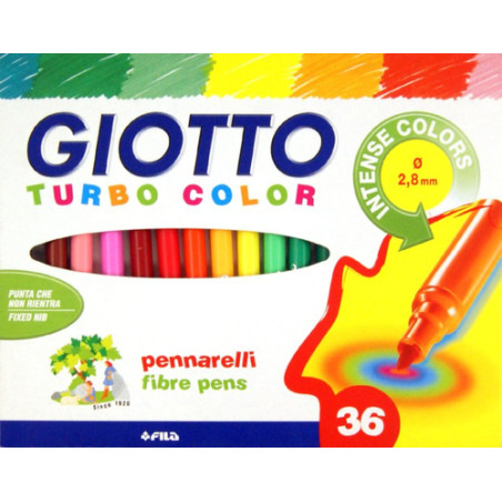 Astuccio 36 pennarelli turbocolor giotto [418000]