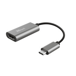 Adattatore video trust dalyx usb-c a hdmi grigio [23774]