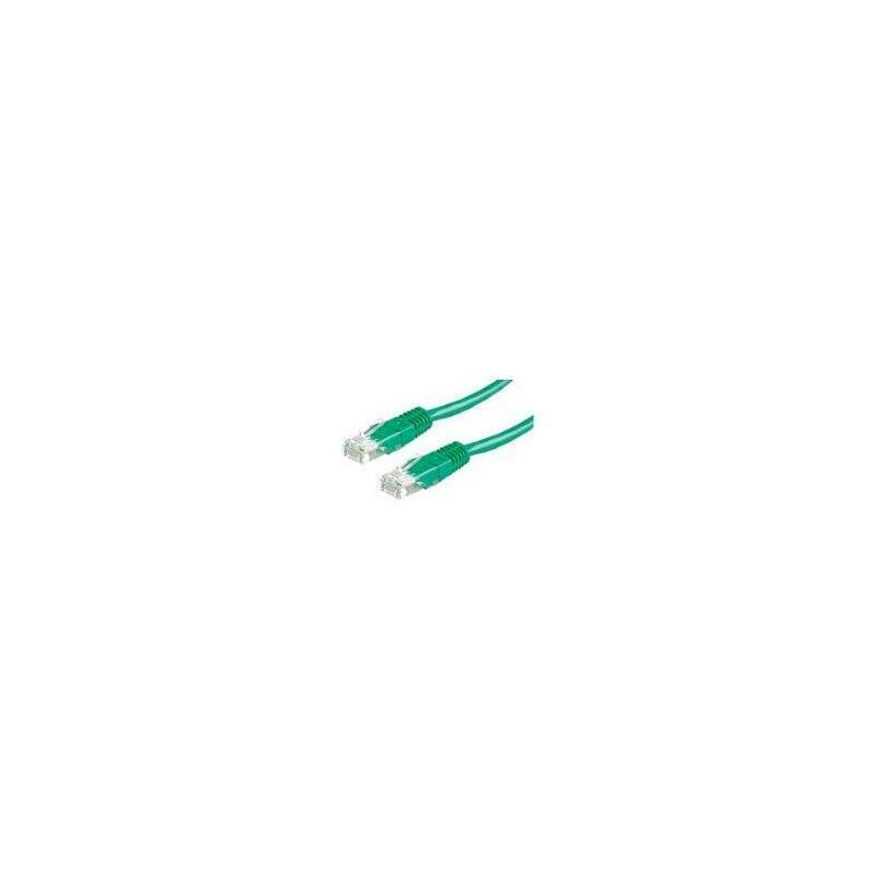 Cavo di rete igloo utp cat 6 0.5m verde [dm-65v]