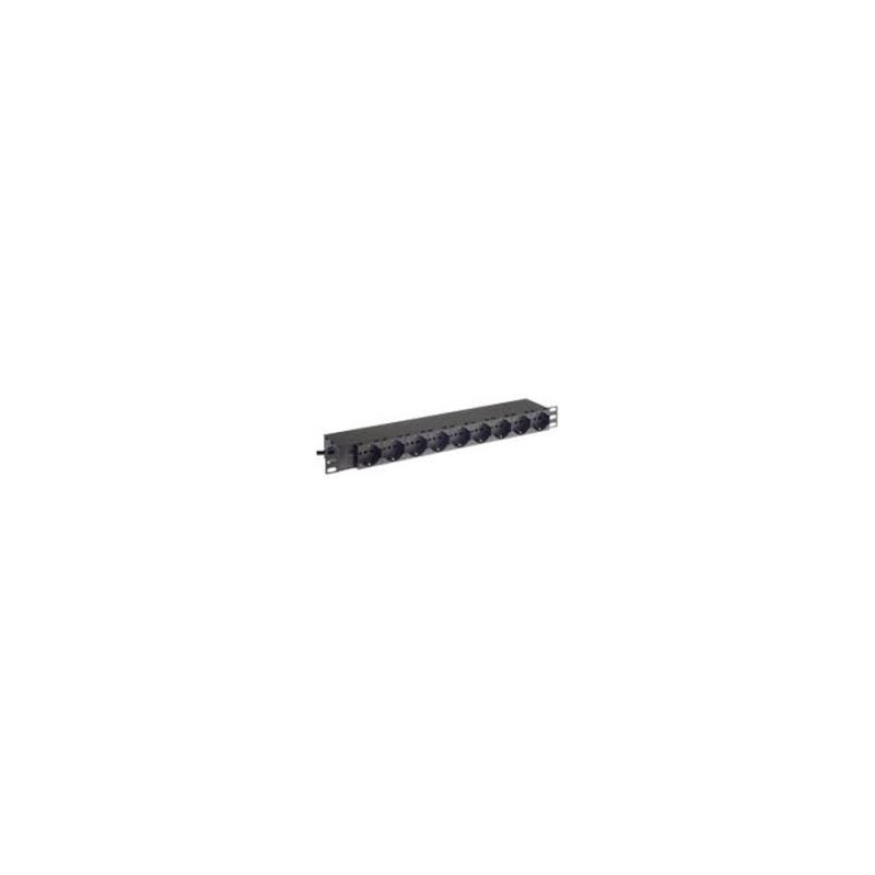 Rack pdu tecnosteel 9 prese cavo 2m nero [f3041ns]