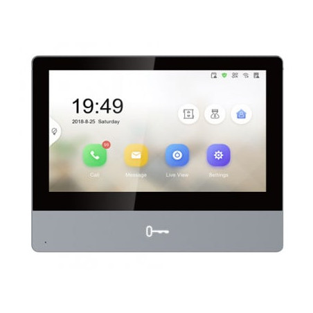 Touch-screen hikvision ds-kh8350-te1da interno per videocitofono