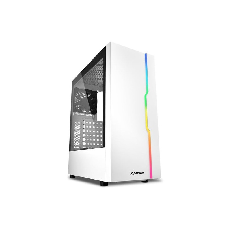 Case sharkoon rgb slider atx bianco [4044951032006]
