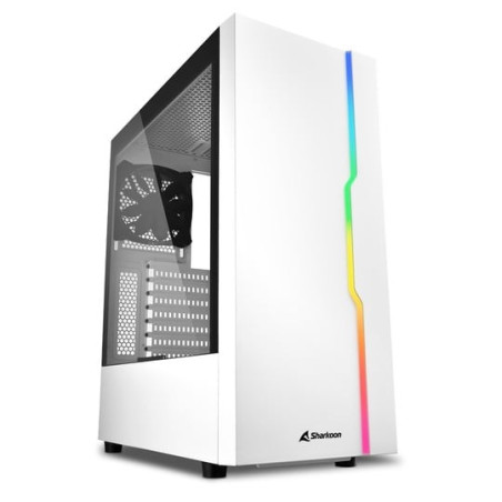 Case sharkoon rgb slider atx bianco [4044951032006]