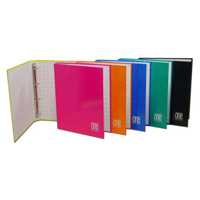 Raccoglitore 4 anelli Ø30 26x32cm one color 2400 blasetti pz: 6 [2400]