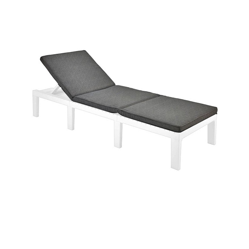 Lettino in resina progarden fisso bianco [hai08ccb]