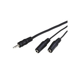 Splitter tikoo per presa jack 3.5mm [cab-y-aud-j-2p]