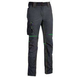 Pantaloni u power slim grigio verde s [fu189rl-s]