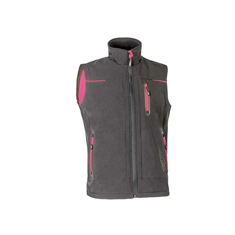Gilet u power grigio fuscia l [fu188gf-l]