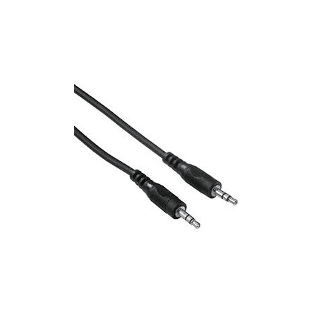 Cavo audio hama jack 3.5 7205262 nero