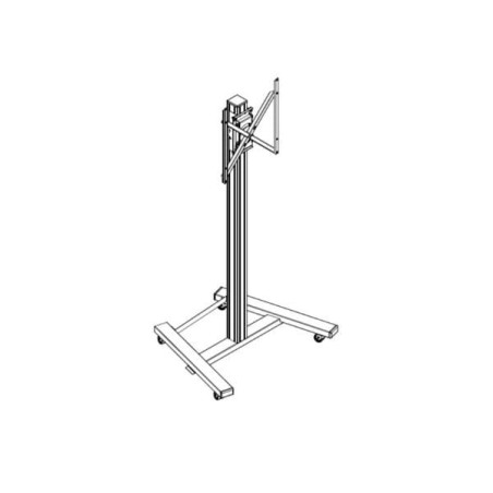 Kit supporto monitor nilox con ruote + flipboard 55-65 pm5955