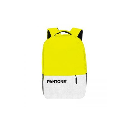 Zaino per notebook celly pantone 15.6" con usb giallo [pt-bk102y]