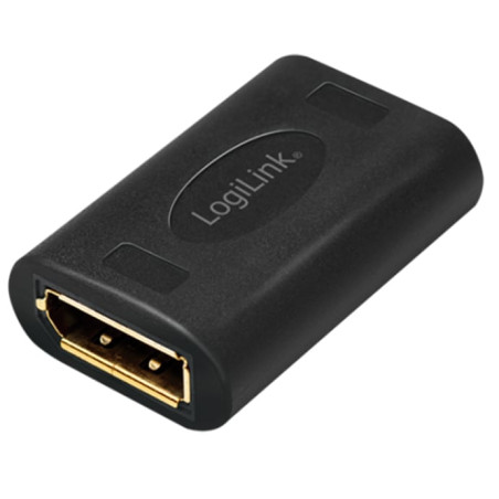 Adattatore logilink displayport m/m uhd 8k 60hz nero