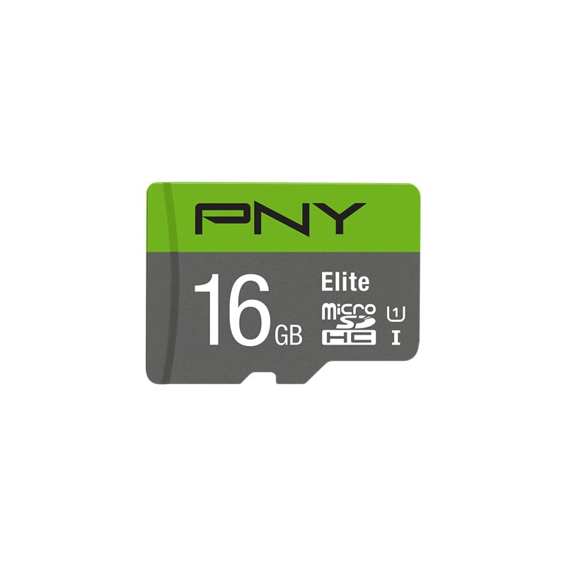 16gb scheda microsd pny 100mb/s classe 10 [p-sdu16gu185gw-ge]