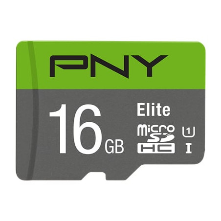 16gb scheda microsd pny 100mb/s classe 10 [p-sdu16gu185gw-ge]