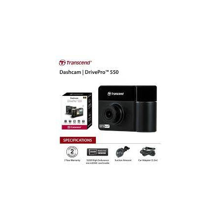 Dashcam transcend drivepro 550 [ts-dp550b-64g]