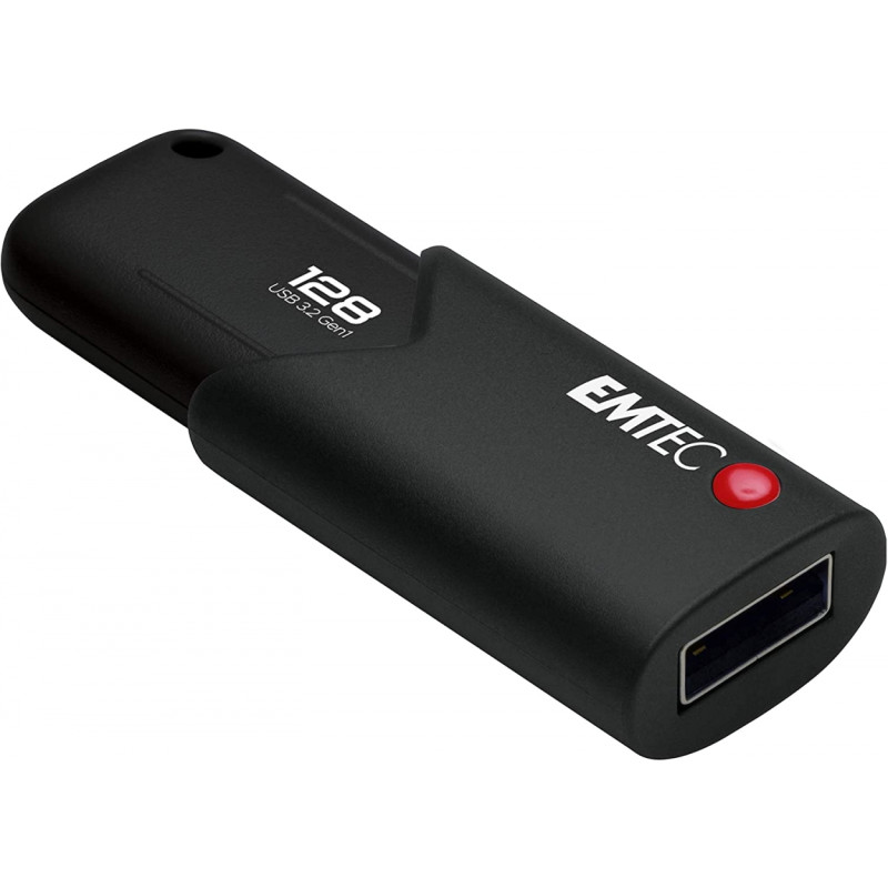 Pen drive 128gb emtec b120 click secure usb 3.2 gen 2 nero