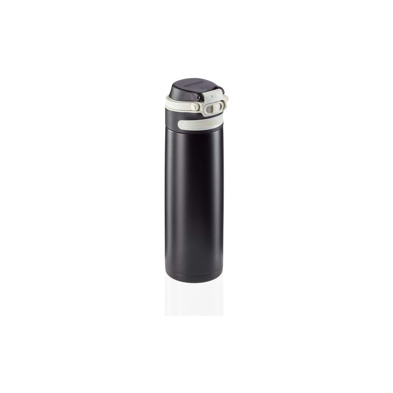 Thermos da viaggio leifheit in acciaio inossidabile 600ml nero -