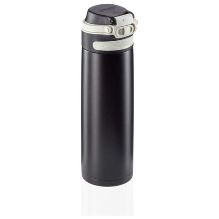 Thermos da viaggio leifheit in acciaio inossidabile 600ml nero -