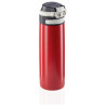 Thermos da viaggio leifheit in acciaio inossidabile 600ml nero/rosso