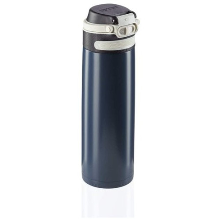 Thermos da viaggio leifheit in acciaio inossidabile 600ml nero/blu