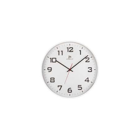 Orologio da parete lowell 00875b in quarzo cerchio bianco
