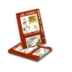 Poliestere laser a4 adesivo trasparente permanente 100fg marri [0672]