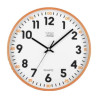 Orologio da parete lowell d30cm bianco/arancia 00720yo