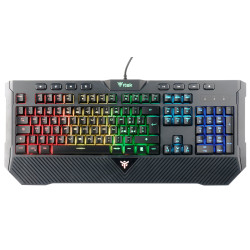 Tastiera gaming itek q11 membrana rgb multimediale [itkgmmq11]